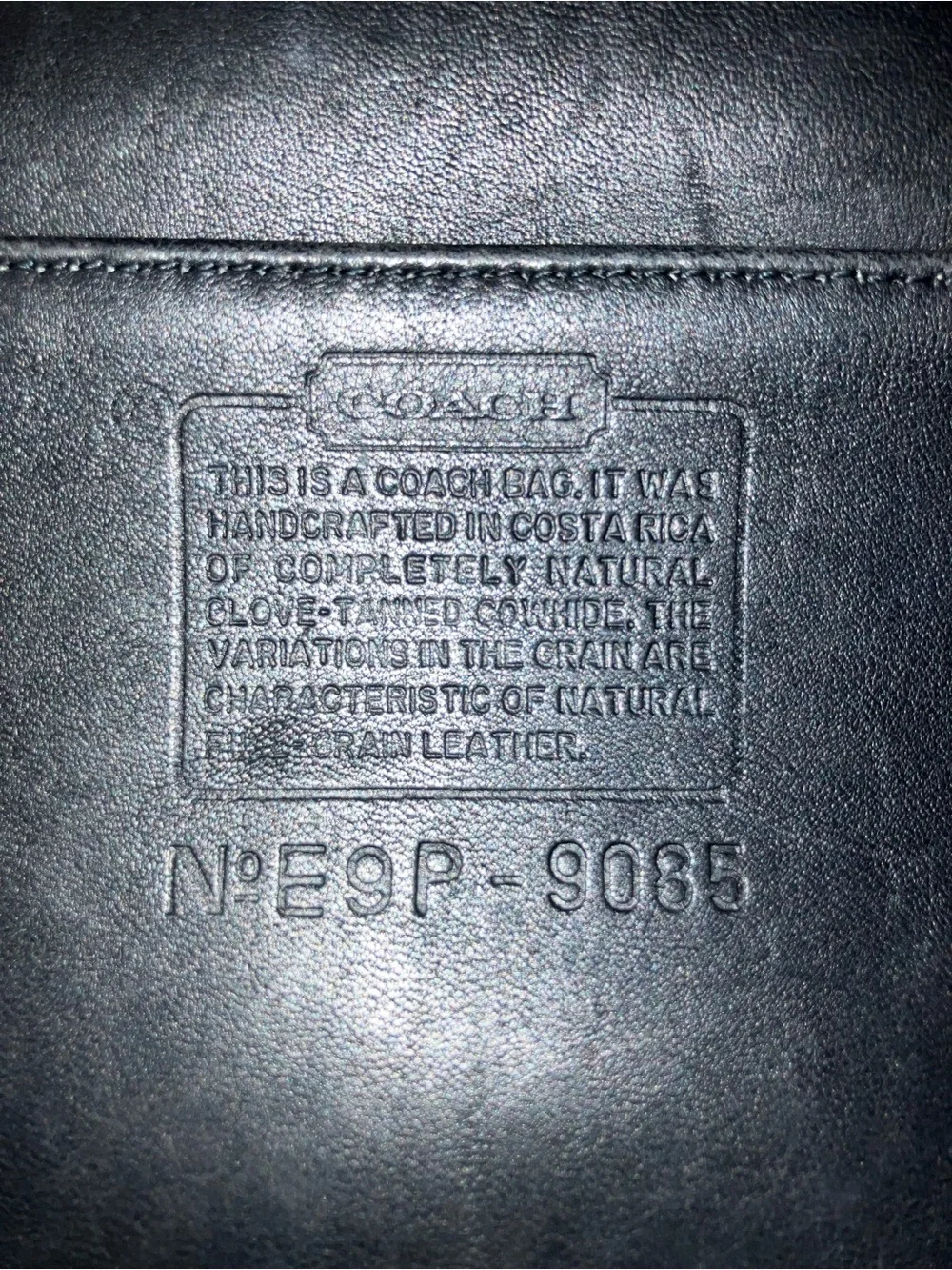 Black Coach 9085 XL Duffle shoulder Bag